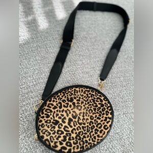 Leopard Print Crossbody Bag